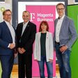 Herbert Jöbstl (Geschäftsführer sbidi), Klemens Wagner (B2B Sales Magenta), Anna Sammer (Regional Lead Steiermark Magenta) und Hannes Kohlmeier (Geschäftsführer Energie Steiermark Breitband GmbH)