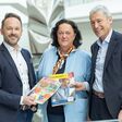 Jörg Pizzera, Leitung Konzern-Marketing SPAR, Sylvia Harasser,
Werbeleiterin SPAR und SPAR Mahlzeit Chefredakteurin, Thomas Auböck, Geschäftsfeldleiter Brief & Werbepost der Österreichischen Post AG