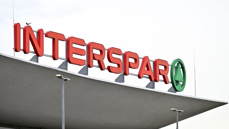 Das Logo eines "Interspar"-Supermakts