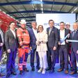 Gruppenbild im Rahmen der Eröfnung der neuen Stadler-Halle in Obersiebenbrunn