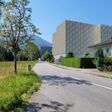 Visualisierung des geplanten Reststoffkraftwerks von Rondo Ganahl in Frastanz (Vorarlberg) zur Erzeugung von thermischer Energie.