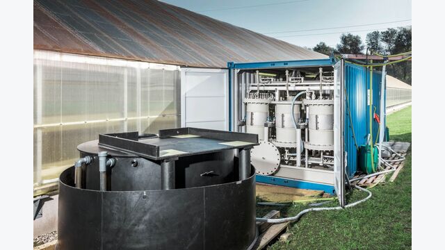pilotanlage des von der montanuni leoben entwickelten renox verfahren zur weiterverwertung von abwasser
