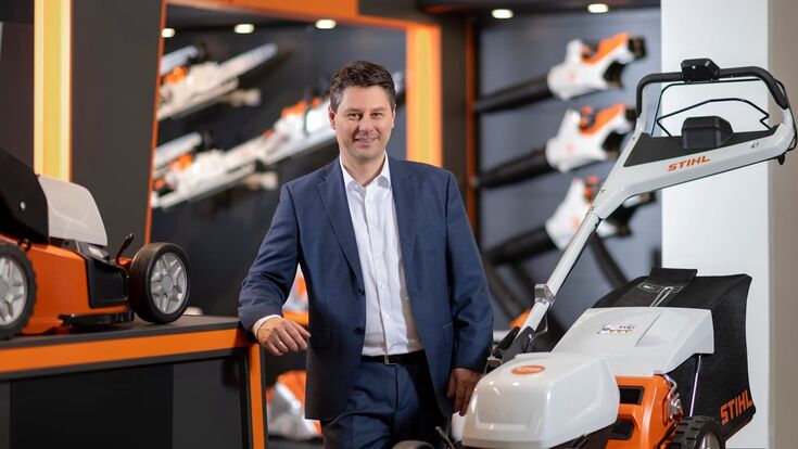 Ralph Schmid, Geschäftsführer des Gartengeräteherstellers Stihl Tirol