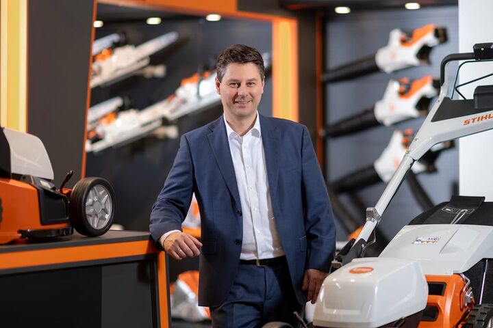 Ralph Schmid, Geschäftsführer des Gartengeräteherstellers Stihl Tirol