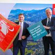 Leobens Bürgermeister Kurt Wallner und Rektor der Montanuniversität Peter Moser präsentierten den 75. Österreichischen Städtetag 2026.
