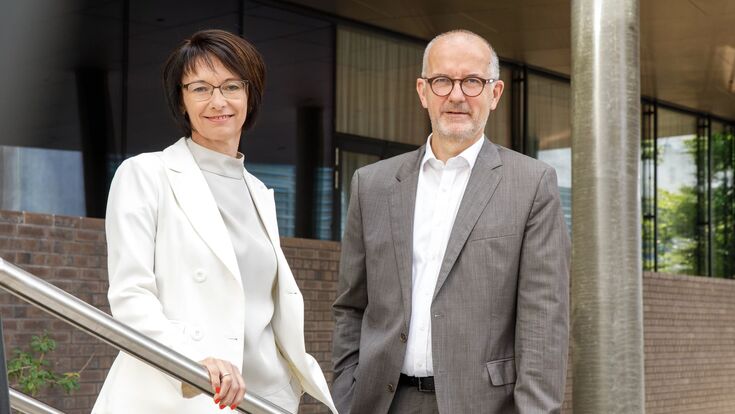 Die Co-Geschäftsführung von KGG und UBG: Andrea Peyreder und Christian Matzinger.